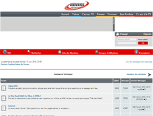Tablet Screenshot of forum.universfreebox.com